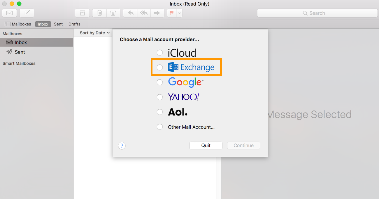 setup multiple exchange email on mac for outlook